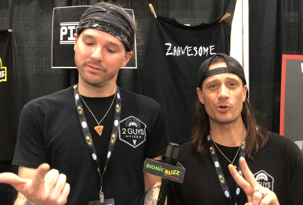 2 Guys Pies Brick Oven Pizza Interview at Comic Con Palm Springs ...